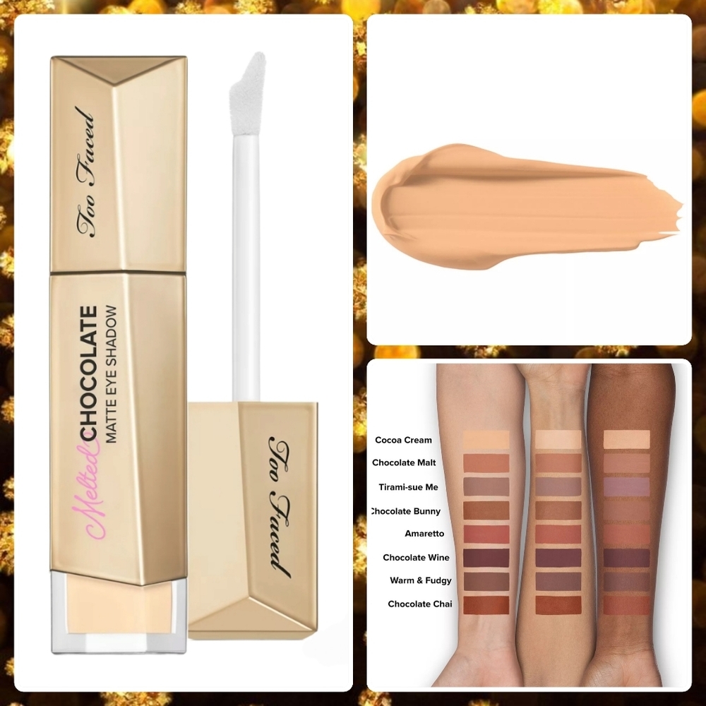 Too Faced: Melted Chocolate Matte Eyeshadow | Cocoa Cream ~BNIB/SEALED